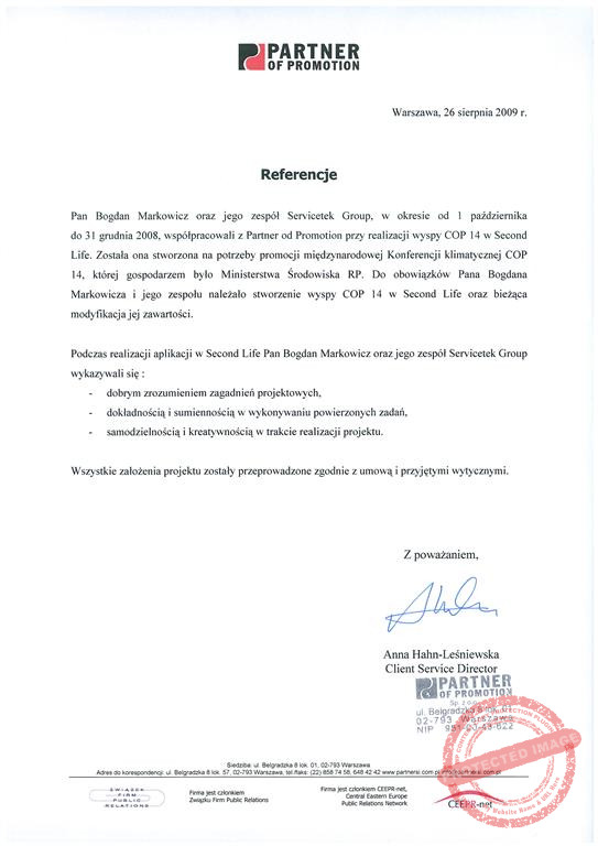referencje partnersi Medium